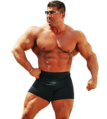 Men's compression bodybuilder shorts made in USA. Physique Bodyware muscle shorts
