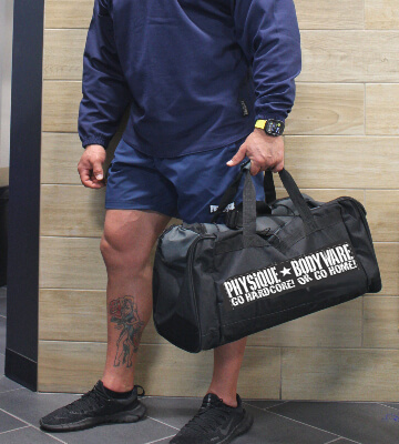 Men's gym bag by Physique Bodyware