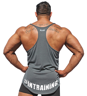 Style 1001 - Men's #iNTRAiNiNG Y Back Tank Top. Authentic bodybuilder ...
