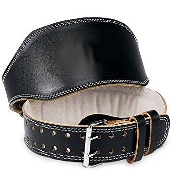 Style 816 - Men's 4 Leather Workout Gym Belt. Clearance, slightly