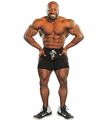 men bodybuilder short with football style lace front