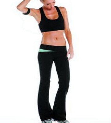 Style 954 - Women's Flex Fitness Pant. Stretch Flex color block women's  workout pants fit great. Sporty, figure flattering and sexy.