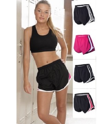 Style 776 - Women's Lace Up Workout Short. Our Womens lace-up