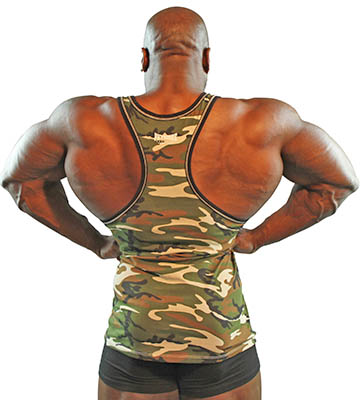 mens camouflage y back tank tops