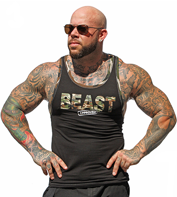 Style 1010 - Men's Beast Approved Y Back Tank. Muscle Hugging Fit! Get ...
