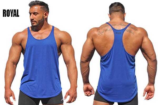 physique bodyware mens-royal blue-y-back-stringer-tank-tops