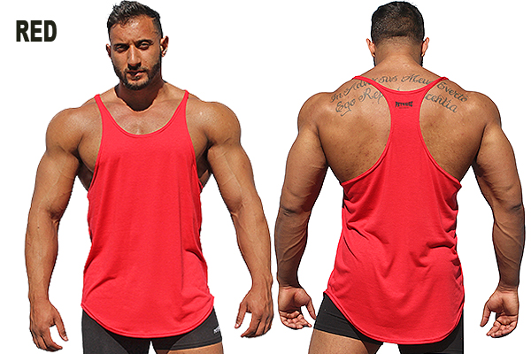 Made in America Physique Bodyware Mens Y Back Stringer Tank Top 