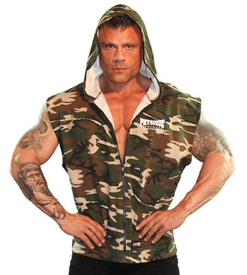 Physique Bodyware camo hoodie