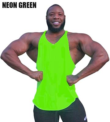 Men Gym Bodybuilding Stringer Tank Tops Workout Muscle Shirt