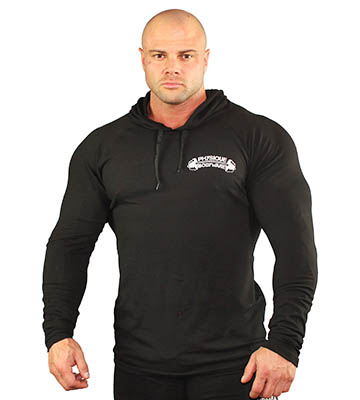 Style 993 - Men's Workout Hoodie. ONLY 12.95 Athletic cut gym hoodie ...