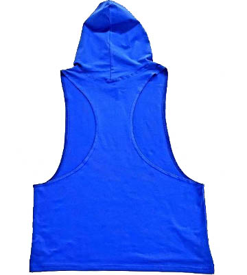 Royal Blue Y Back Hoodie1