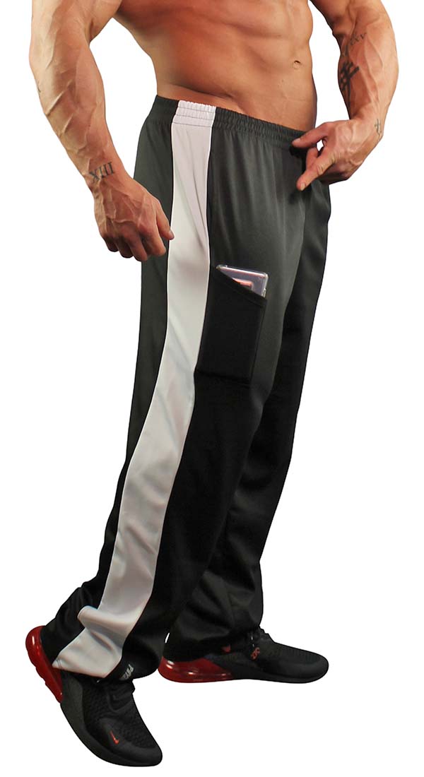 Wholesale Style 716 - Men's Workout Baggies. Only 25.00 Classic men's bodybuilder  pants. Bulk price.