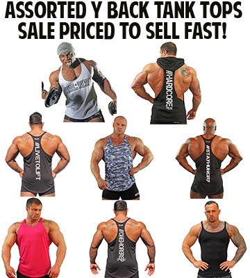 Physique Bodyware Clearance Rack Stringer Tank Tops